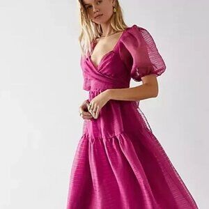 ✨ Free People Hailey Dress – Fuchsia – Size 2 ✨